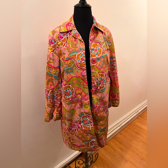 Vintage Floral Print Jacket